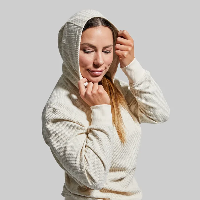 Women's Cloud Hoodie (Heather Oatmeal) - Image 4