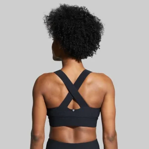 Alternative view of All or Nothing Sports Bra (Black)
