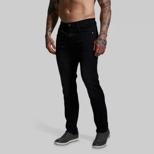 FLEX Stretchy Athletic Fit Jean (Black)