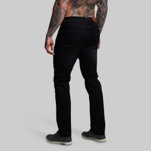 Alternative view of FLEX Stretchy Athletic Fit Jean (Black)