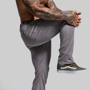 Alternative view of FLEX Stretchy Athletic Fit Jean (Grey)
