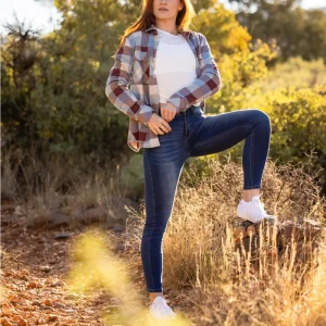 Alternative view of FLEX Stretchy High-Rise Skinny Jean (Dark Wash)