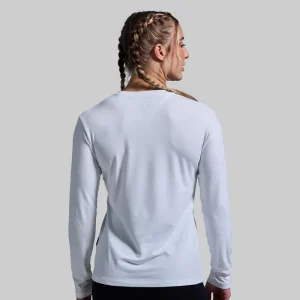 Alternative view of Women's BP Premium Basic Long Sleeve Crew (White)