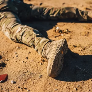 Alternative view of Men's Patriot 1 Mid-Assault Boot TAA (Desert Tan)