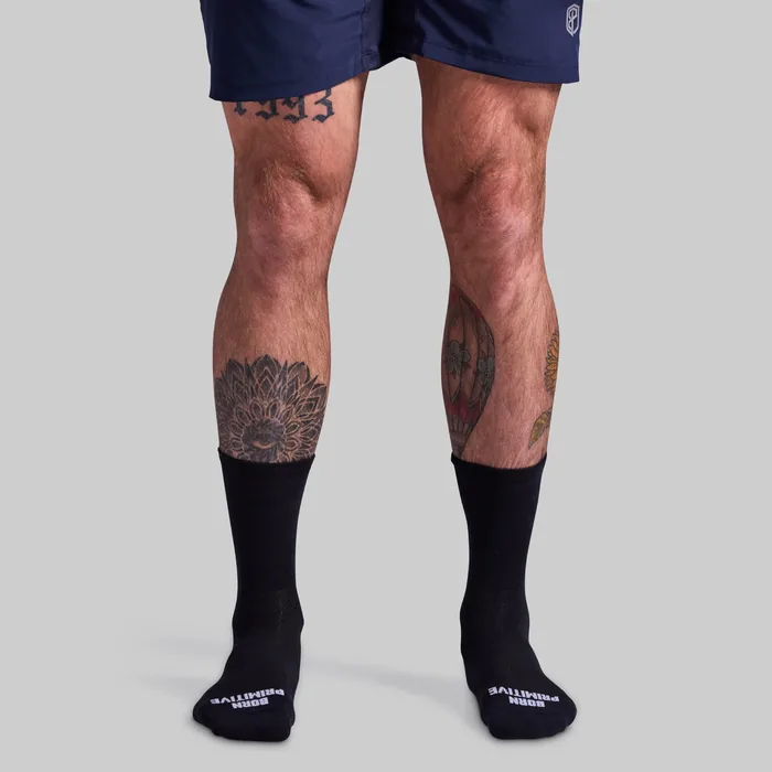 Performance Crew Sock (Black) - Image 7