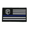 Born Primitive Velcro Flag Patch (Thin Blue Line)