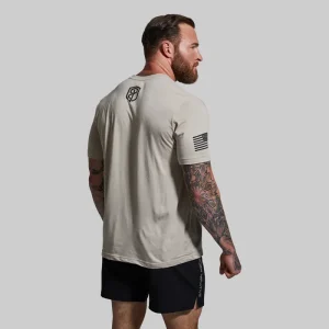 Alternative view of Gadsden Flag Tee (Tan)