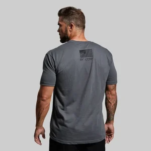 Alternative view of Freedom Paid In Full Tee (Heavy Metal)