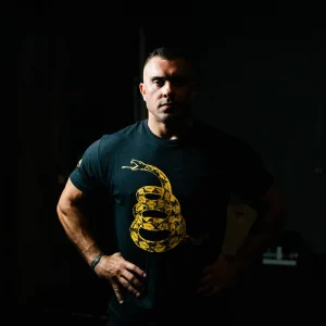 Alternative view of Gadsden Flag Tee (Black)