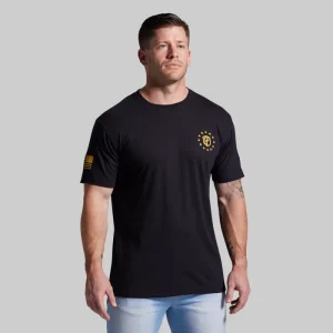 Alternative view of Don't Tread On Me Tee (Black)