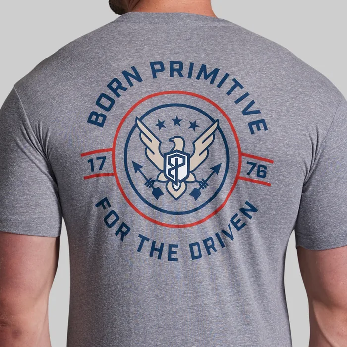 Driven Since '76 Tee (Heather Grey) - Image 3