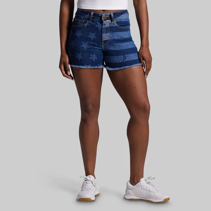 FLEX Stretchy Jean Short (Dark Americana) - Image 5