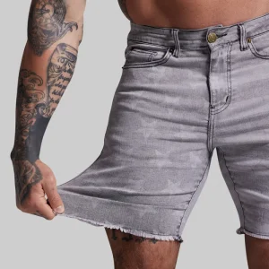 Alternative view of FLEX Stretchy Jort 7" (Ash Americana)