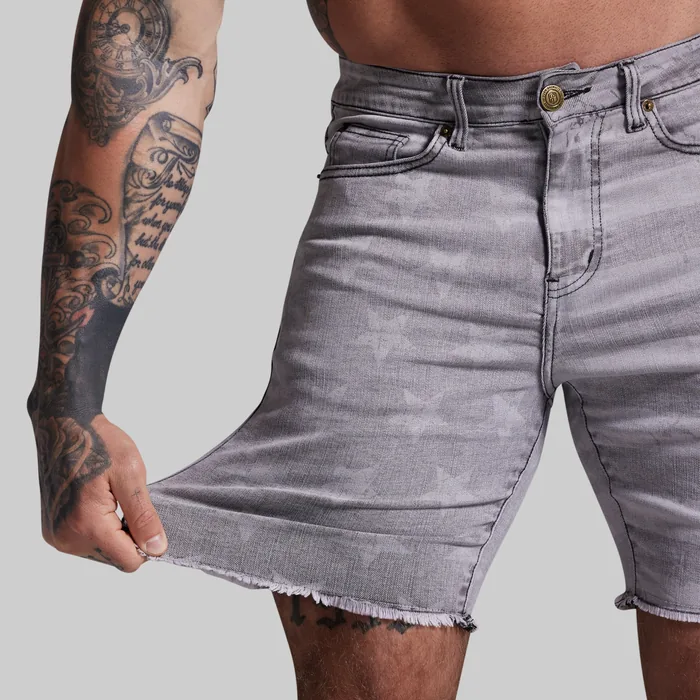 FLEX Stretchy Jort 7" (Ash Americana) - Image 2