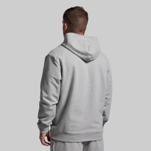 Alternative view of BP Classic Men's Unmatched Hoodie (Heather Grey)