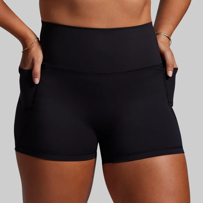 Synergy Short w/ Pockets 2.0 (Black)