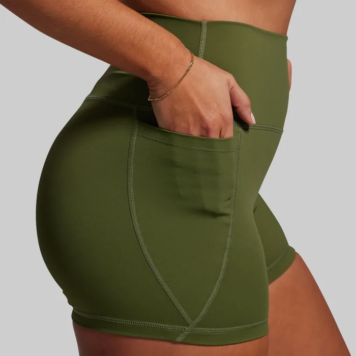 Synergy Short w/ Pockets 2.0 (Olive) - Image 3